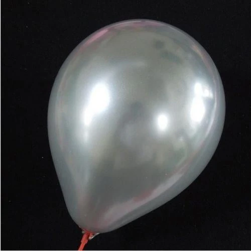 Silver Gümüş Balon Metalik 10 Adet
